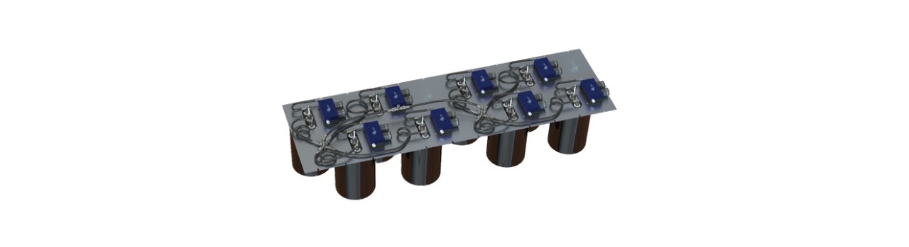 6-Channel Cavity Combiner UHF (8-Inch)